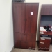 Mahogany 2 Door, 2 Drawer File and Storage Cabinet, Locking